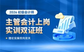 {娄底初级会计师主管会计上岗实训双证班